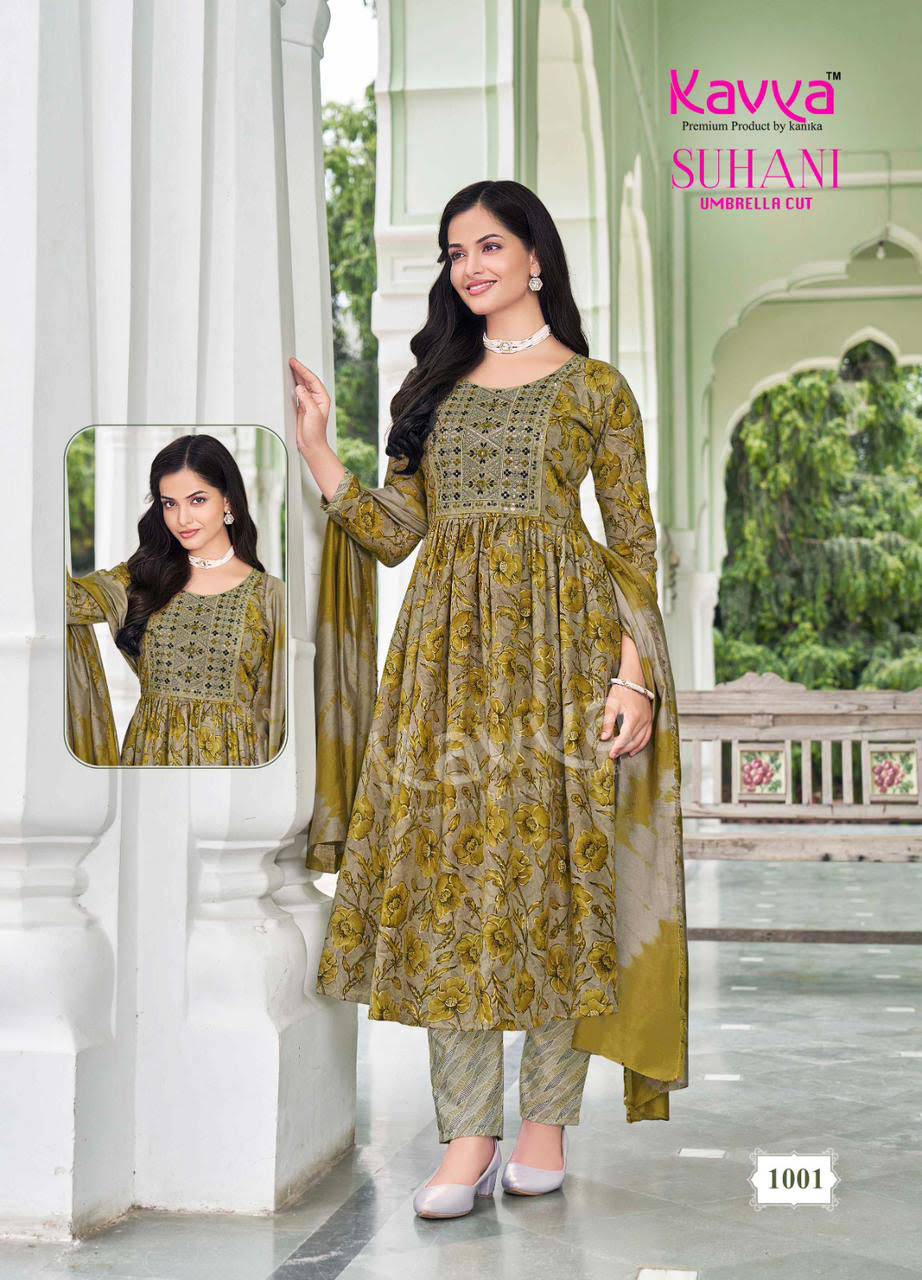 Frock Style Dupatta Set